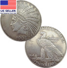 Antique Liberty Indian Head  10 Dollar Coin  Uncirculated Morgan Silver Dollar  