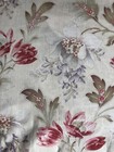 Antique French Floral Fabric Remnant