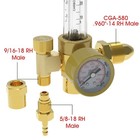 Co2 Argon Flow Meter Gas Regulator Gauge With Gas Hose Mig Tig Welding   Hose