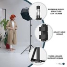 7 Ft Light Stand For Photography  Portable Photo Video Lighting Tripod With C   