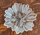 Vtg Mikasa Tulip Bowl  Christopher Stuart Heart Bowl  Vintage Cut Glass Tray Set