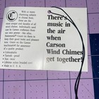 Vintage Carson Statesmetal Pewter Wind Chime Cats Playing W  Ball Of Yarn Usa