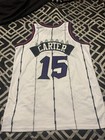 Vintage Nike Team Toronto Raptors Vince Carter  15 White Basketball Jersey Large