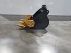 Agt 15in Tooth Bucket 3 Teeth Backhoe Attachment For 0 8-1 8ton Micro Excavator