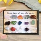 Set Of 15 Healing Crystal Natural Gemstone Reiki Chakra Stone Kits
