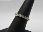 Li 3mm 14k Yellow Gold Cz Eternity Band Ring Size 7 5
