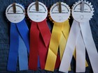 1st 4th Place Generic Horse Show Ribbons Awards Equestrian Events 7 Classes New
