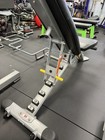 Hoist Adjustable Incline decline Weight Bench  Metal  Gray black Indoor