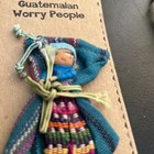 Worry Doll Guatemalan Mayan People Handmade On Original Card