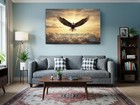 Christian Wall Art Isaiah 40 31 Bible Verse Canvas Print Eagle Design