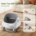    automatic Self-cleaning Cat Litter Box  App Control  Open Top  Odor Control