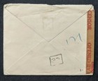 1945 Calcutta India Censorship Cover To Cambridge Massachusetts Usa