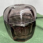 Smoky Glass Vintage Style Powder Box Jar With Lid