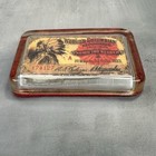 1893 World   s Columbian  Exposition Indian Chief Ticket Glass  Paperweight