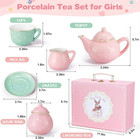 Porcelain Tea Set For Toddlers  Tea Party Set For Little Girls  Kids Tea Set