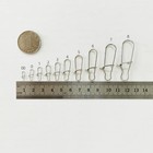 100pcs Fishing Snaps Fastlock Clips Lures Barrel Swivels 00 -6  Stainless Steel