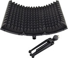 Sound Isolation Recording Booth Shield - 2  Thick Foldable Studio Microphone    