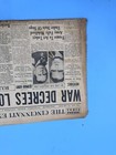 War Decrees Loom Today Cincinnati Enquirer September 2 1939