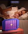 Bug Zapper Portable Rechargeable  Indoor Mosquito Zapper With Dual Net 12 Led