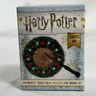 Harry Potter Ornament Hogwarts Christmas Wreath And Wand Set Lights Up New Works