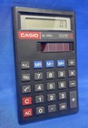 Vintage Casio Sl-300j Solar Powered Pocket Calculator   Carry Case Made In Japan