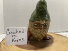 5 Vtg 1977 Ceramic Garden Gnomes Hand Painted Figurines Alberta Lawn Yard Choice