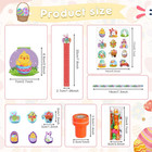 168 Pcs Easter Stationery Gifts Set Spring Easter Eraser Happy Easter Bookmark R