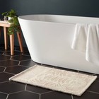 20 x30  Tiger Print Bath Rug Tan - Threshold   