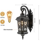 1  Dusk To Dawn Outdoor Wall Sconce Porch Light Exterior Wall Light Fixture
