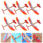 6pcs Creative Diy Airplane Toys Child Kid Rubber Band Powered Plane Playthings