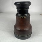 Vintage Antique Rare Leather Wrapped Marine Pilot Opera Glasses Binoculars