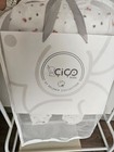 Cico Kids Baby Girl Gifts Set Pink Floral Bodysuit Bib Hat Gift Bag 
