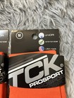 Lot Of 3 Pairs Tck Adult Prosport Sock Orange Md Medium