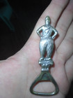 Vintage Rare Era Figural Soldier 800 Silver Bottle Opener Military Art Antique