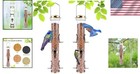 2pk Metal Wild Bird Feeder Squirrel Proof Bird Feeders For Outside Hanging 6 Por