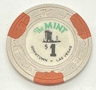 The Mint Hotel -  1 Casino Chip - Las Vegas Nv Nevada - H c Cj 1969