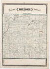 1884  Milford Township  Ohio  Map  Original  17x12   Defiance County