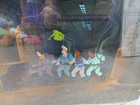The Real Ghostbusters Animation Cel Whole Crew Laserjet Background 11x15  Framed