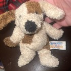 Animal Alley Toys R Us 2000 Dolby Cream brown Dog Beanbag Plush Very Rare Clean