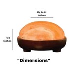 Himalayan Salt Foot Dome Lamp 8x8x5    With Light Dimmer   Foot Care   Relaxation