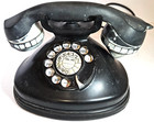 Vintage Rotary Desk Telephone Stromberg Carlson 1212-af Untested