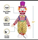 Lot 6 Puppets 28  Military  Clown mix full Body Puppets 2003-8  W 4 Arm Rods New
