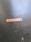 Rare Vintage Brass Dog wildlife License Tags Mtpca Convention Evart Mi Sample