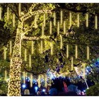 288 Led Lights Meteor Shower Rain Xmas Snowfall Tree String Light Garden Home