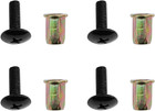 4pcs Tailgate Cover Cap Screw Bolts Compatible With 2007-2014 Sierra Silverad   