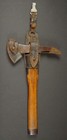 Ww2 German Feurschutzpolizei Axe In Original Scabbard  Rare   Complete