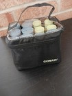 Vtg Conair Quick Heat Electric Rollers 12 Pack Compact Soft Pouch Travel Tested