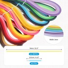 Paper Quilling Strips 21 3  3mm 36 Colors With Pen Multicolor  180 Strips