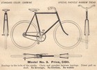 1897 Miami Cycle Racycle Model No  3 Narrow Tread Bicycle Print Ad     Cool Pix 