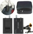 5w Led Dental Metal Clip-on Head Light With Filter   Belt Clip Black Us Stock